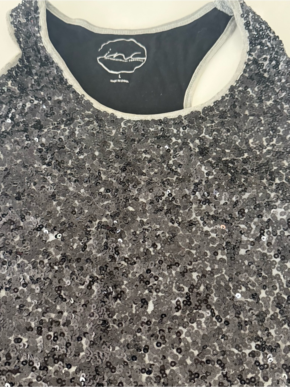 Sequin Racerback Top - Picture 2 of 5